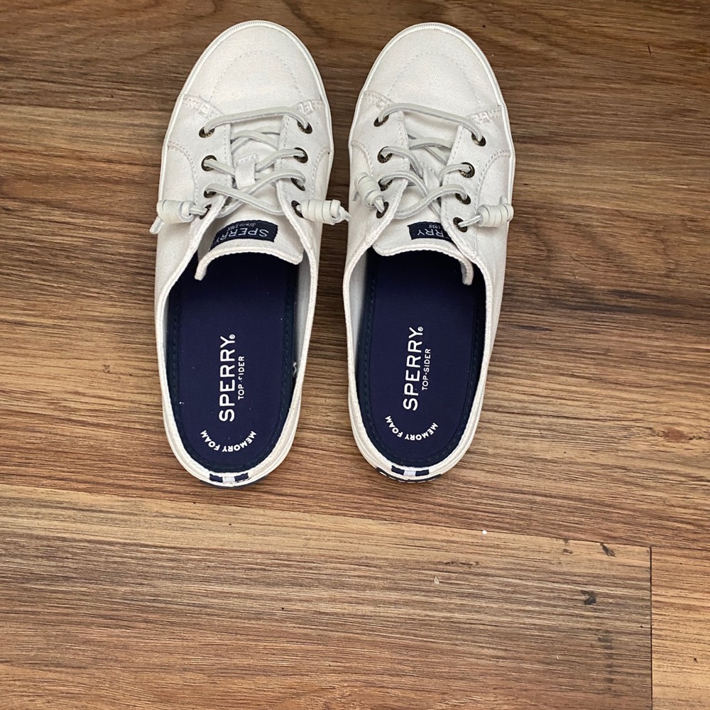Sperry Off-White Canvas Shoes